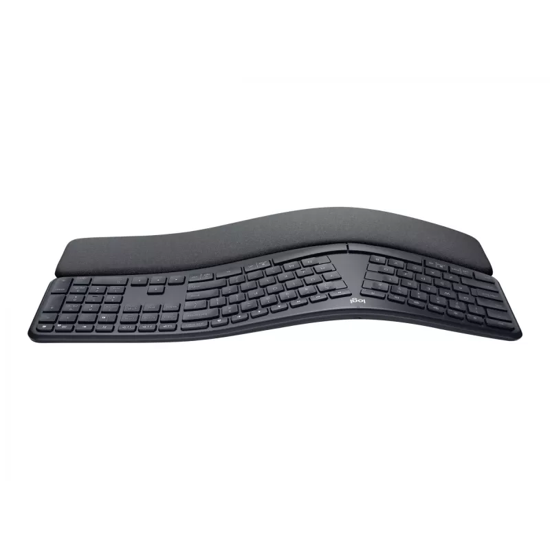 Logitech ERGO K860 - Bezvadu ergonomiskā tastatūra - 2,4 GHz, Bluetooth 5.0 - QWERTY - Spāņu - Grafīts
