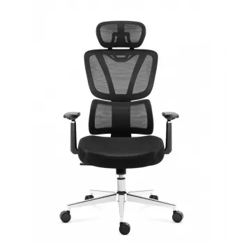 Biroja krēsls mark adler Expert 4.6 Black, grozāms krēsls MA-EXPERT 4.6 BLACK, melns polsterējums, regulējamas funkcijas