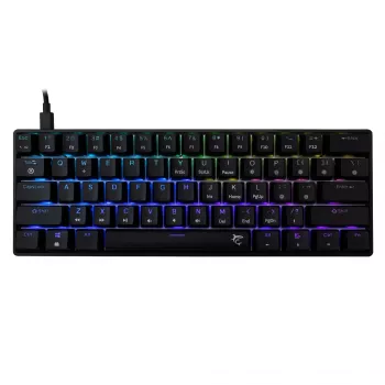 Mehāniskā tastatūra White Shark Shinobi-2 Blue Switch Melna US izkārtojums