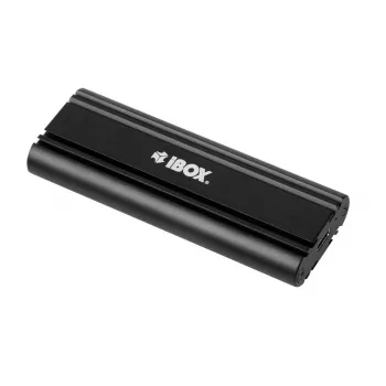 Ārējais SSD korpuss IBOX HD-07 1x M.2, USB 3.2 Gen 2 (10 Gbit/s), USB-C, melns