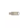 USB zibatmiņa PATRIOT PS64GT560DS5D 64GB USB 3.2 (USB-A & USB-C), grozāms cinka-sakausējuma korpuss, sudraba
