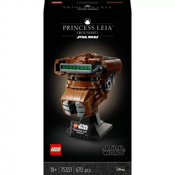 LEGO Star Wars Princeses Lejas (Boushh) Ķiveres Komplekts Pieaugušajiem 75351 (670 Gabali)