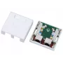 Alantec RJ45 sieviešu vadu savienotājs GN004, balts