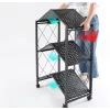 Topeshop Storage Rack FS005 dārza instrumentu plaukts brīvi stāvošs cinkots tērauds