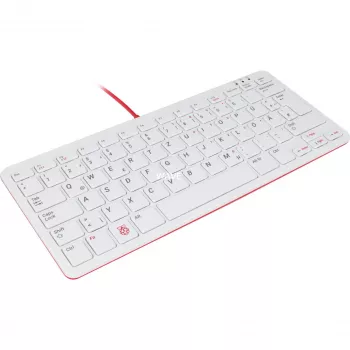 Vadu USB tastatūra Raspberry Pi KEYBOARD DE RB-TASTA01W — Vācu izkārtojums