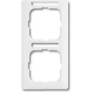 BUSCH-JAEGER 1754-0-4059 Balts - Apdares rāmis - 81 mm x 152 mm x 1,1 cm