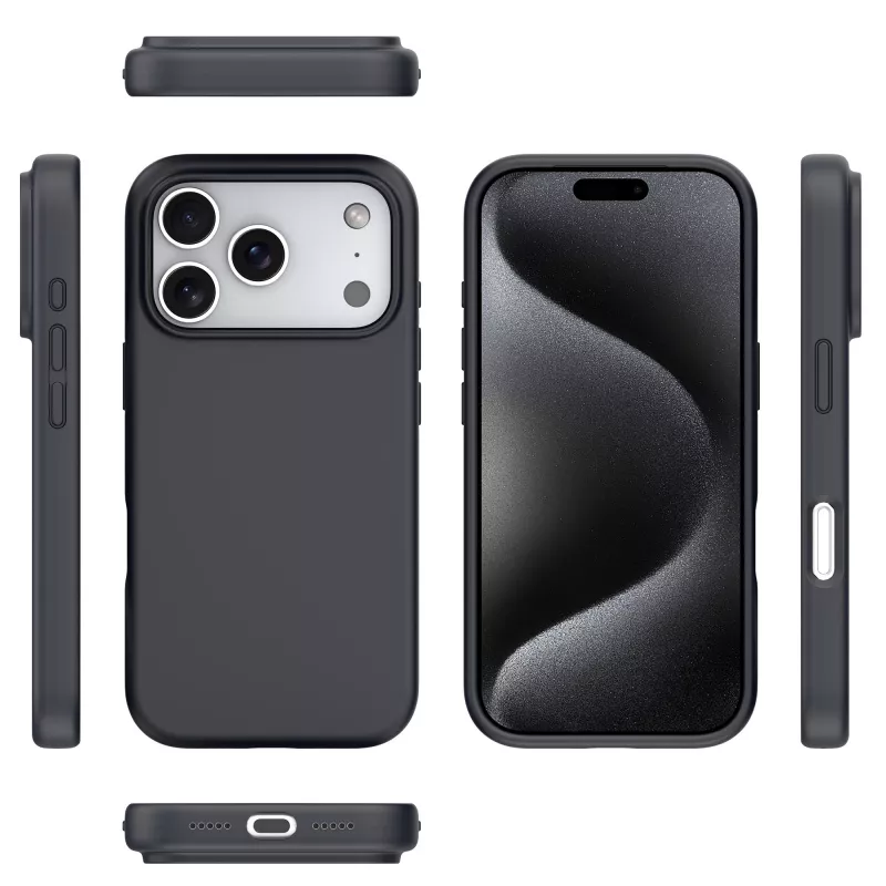 StyleShell SHOCK (Melns, iPhone 17 Pro, saderīgs ar MagSafe)