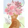Krāsošana pēc numuriem Ravensburger CreArt Flowers on my Mind 23908 — radošs komplekts pieaugušajiem un pusaudžiem