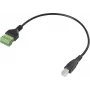 Renkforce USB 2.0 adaptera kabelis [1x 2.0 Plug B - 1x Clamp Connection] RF-6443964 30 cm