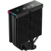 Gaisa dzesētājs DeepCool AK400 Digital PRO — 120 mm ventilators, PWM, 1850 RPM, FDB, atbalsta LGA 1700/1200/115x/AM4/AM5, melns