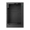 PC korpuss DeepCool CH170 PLUS Tower Black — micro-ATX/mini-ITX, rūdīts stikls, USB-C, barošanas bloks augšpusē