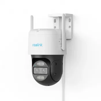 IP drošības kamera Reolink TrackMix Series G765 HD — 4 MP, 2560×1440, 6x optiskais tālummaiņas objektīvs, motorizēts AF, nakts redzamība 30 m, PoE/DC, 5100 mAh akumulators, kupola, āra