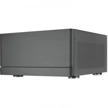 SilverStone Crown 04 korpuss SST-CW04TB — HTPC formas faktors, SSI-EEB atbalsts, tumši pelēks
