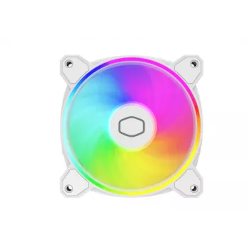 Cooler Master MasterFan MF120 Halo2 White Edition 120mm ARGB datora ventilators