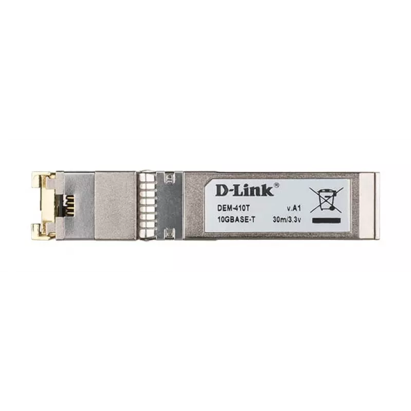 D-Link SFP+ 10GBASE-T vara uztvērējs, 10 Gbit/s, SFP+, 30 m