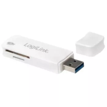 LogiLink CR0034A karšu lasītājs USB 3.2 Gen 1 (3.1 Gen 1) balts