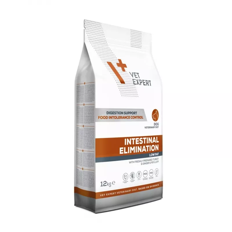 VET EXPERT Veterinary Diet Intestinal Elimination Dog – sausā barība suņiem – 12 kg