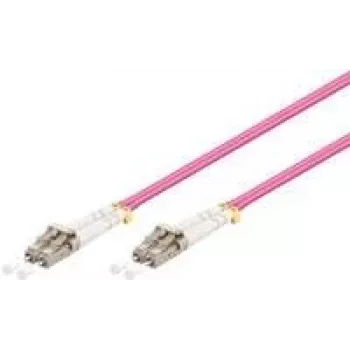InfiniBand/optiskās šķiedras kabelis Goobay 95934 1 m LC Rozā