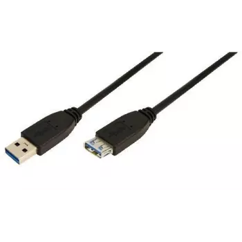 USB pagarinātājvads LogiLink 2m USB A - USB A 3.0 Sievišķais/Vīrišķais