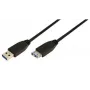 USB pagarinātājvads LogiLink 2m USB A - USB A 3.0 Sievišķais/Vīrišķais