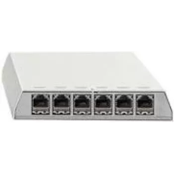 Patch panel Rutenbeck PP-ClassEA iso-6 Ap rw 6x RJ-45 Pure White