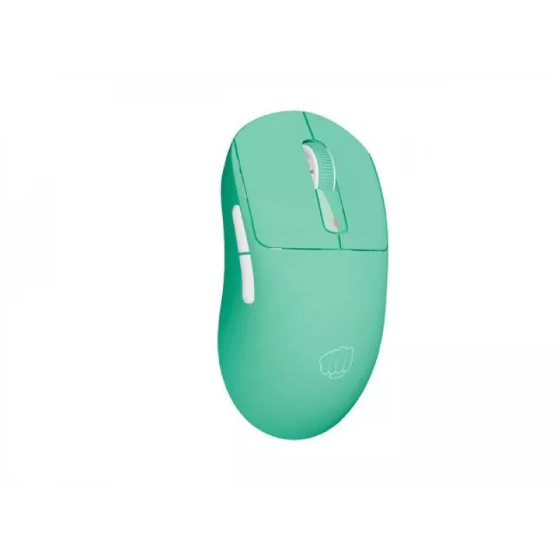 Bezvadu pele Fury Tanto T4 Piparmētru zaļa — regulējams DPI, USB uztvērējs, ergonomisks dizains