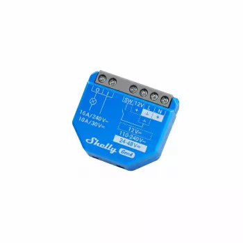 Shelly 1 Gen4 viedais relejs — WLAN, Matter, Zigbee, Bluetooth, 16A