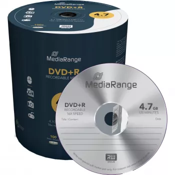MEDIARANGE 100 x DVD+R - 4.7 GB (120 min) 16x