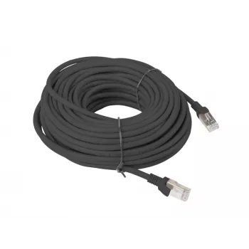 LANBERG tīkla kabelis RJ-45 Cat5e PCU5-10CC-2000-BK, 20 m, U/UTP, CCA vadītājs, PVC apvalks, melns