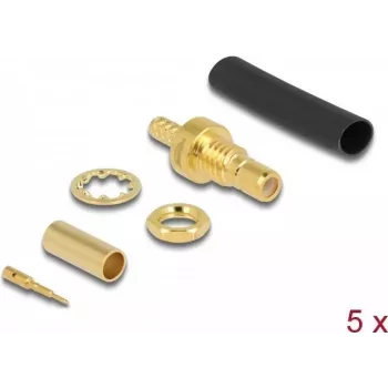 SMB savienotājs (spraudnis) presēšanai RG-174 / RG-316 DeLOCK 90041