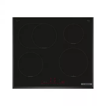 Indukcijas plīts virsma Bosch PIF651HC1E, 60 cm, 4 zonas, skārienvadība, melna, 7400 W