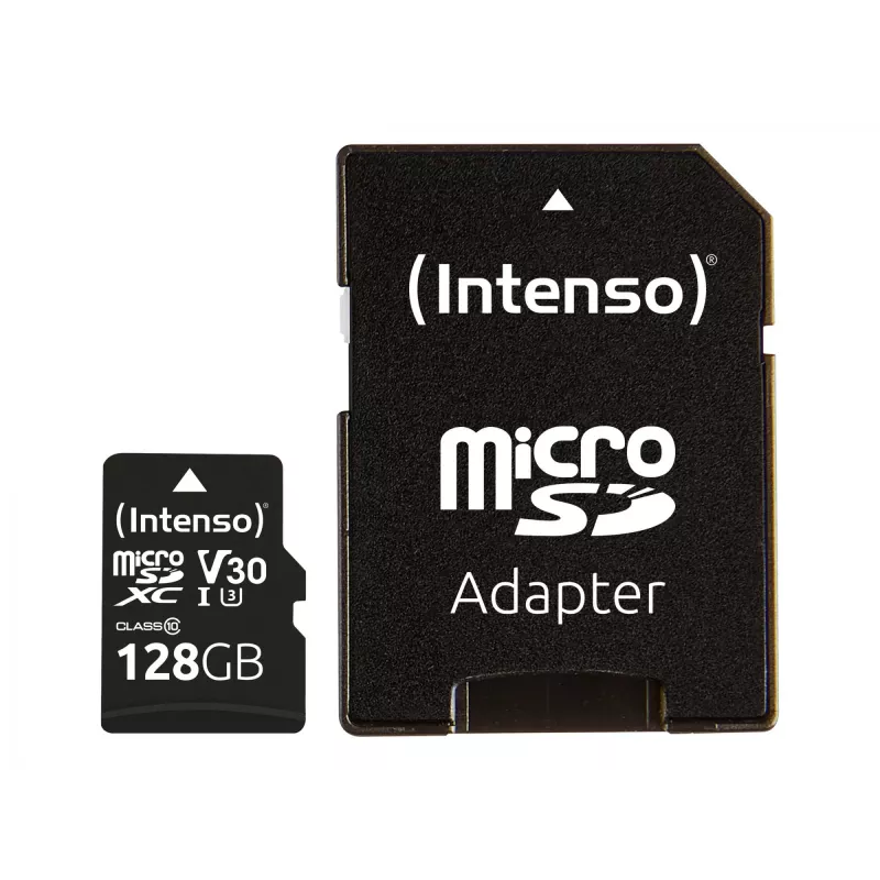 Intenso 128GB microSDXC atmiņas karte Class 10 ar adapteri