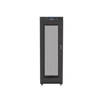 Rack skapis LANBERG FF01-6837-23BL 37U brīvstāvošs 1900×600×800 mm IP20 melns
