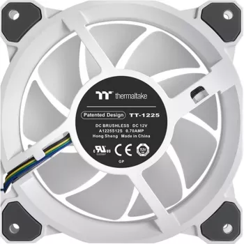 Thermaltake Riing Quad 12 ARGB korpusa ventilators 120mm balts