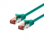 Tīkla kabelis LOGON TCF66F015G RJ-45 Cat6a 1,5 m Zaļš