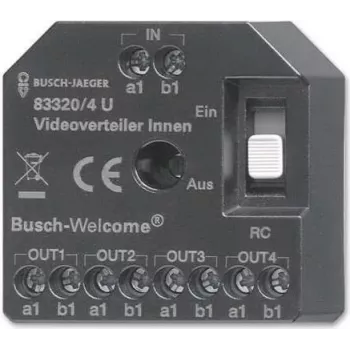 BJ 83320/4 U Aktīvs video sadalītājs Iekštelpu UP (2CKA008300A0508)