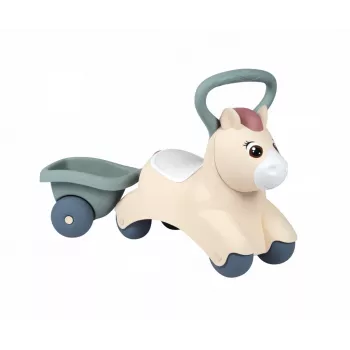 Little Smoby Baby Pony Veločums ar Piekabi