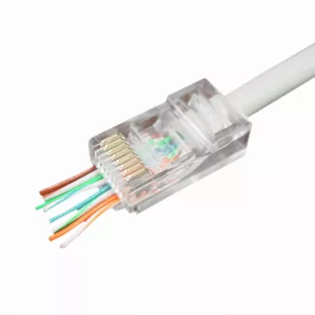 Vadu savienotājs Gembird LC-PTU-01/100 8P8C RJ45 caurspīdīgs