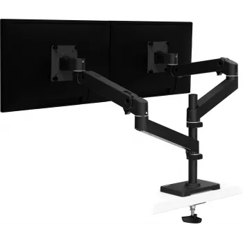 Ergotron LX Pro Montāžas komplekts (Dubultā roka) - 2 LCD displejiem - cauruma stiprinājums - Alumīnijs - Melns - Ekrāna izmērs: līdz 61 cm (līdz 24 collām) (45-710-292)