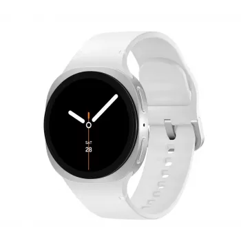 Samsung Galaxy Watch 8 3.3 cm (1.3 collu) AMOLED 40 mm Digitāls 438 x 438 pikseļi Skārienjutīgs Sudrabs Wi-Fi GPS (satelīts)