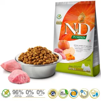 Farmina Pet Food BOAR AND APPLE ADULT MINI