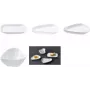 Porcelāna mērces bļoda Ritzenhoff & Breker GUSTO trīsstūrveida, trauku mazgājamā mašīnā droša, modelis 423839