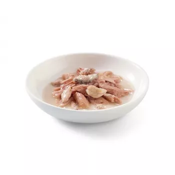 SCHESIR gatavošanas buljonā Tuncis ar sardīnēm - mitrā kaķu barība - 70 g