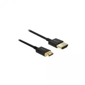HDMI kabelis DeLOCK 84777 1.5m Type A uz Type C Melns