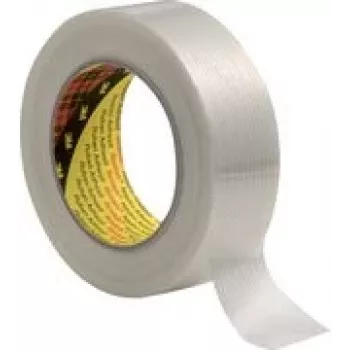 3M 89561950 līmlente, caurspīdīga, 50 m, 19 mm, BOPP ar stiklašķiedru