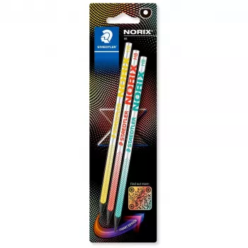 Staedtler 181-HBBK3 Grafīta zīmulis HB daudzkrāsains, 3 gab.