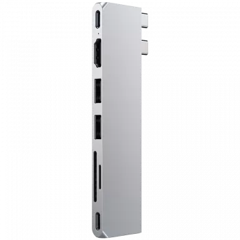Satechi ST-HUCPHSS klēpjdatora dokstacija & portu replikators, USB 3.2 Gen 2 (3.1 Gen 2) Type-C, sudraba