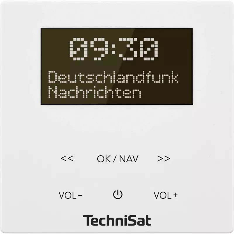 TechniSat DigitRadio UP 55 - DAB+ radio - 2 x 2 W - Balts (0001/3901)