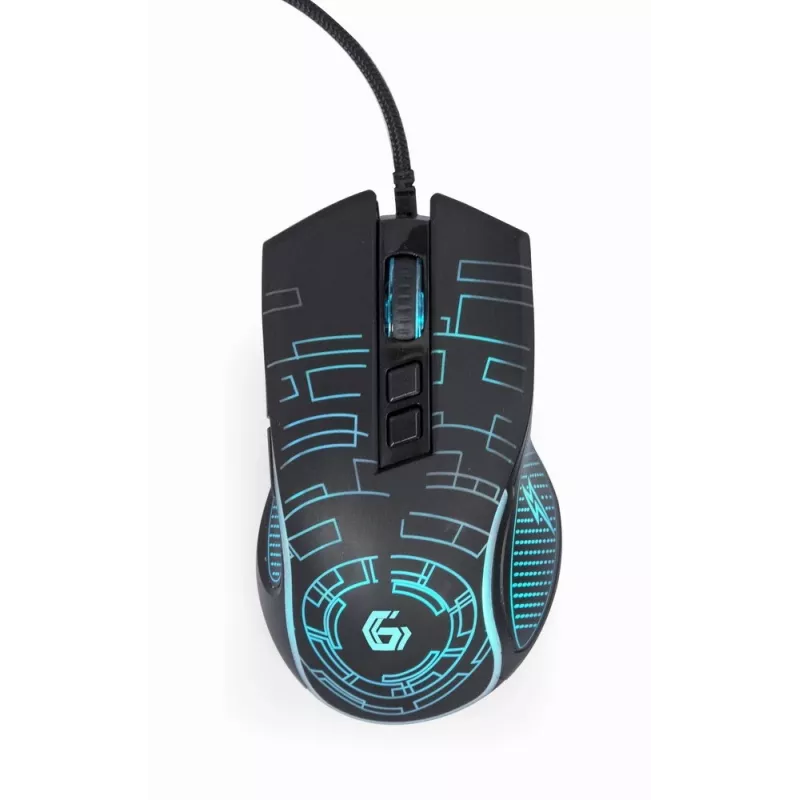 Gembird MUSG-RGB-01 pele labai rokai USB Type-A 3600 DPI