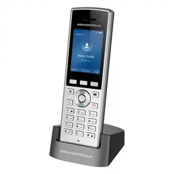 Grandstream Networks WP822 IP telefons, melns/sudraba, 2 līnijas, LCD, Wi-Fi